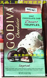 3袋包邮 美国Godiva歌帝梵薄荷黑巧克力冰淇淋松露巧克力袋装124g