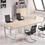 广州办公家具板式长桌小型会议桌 培训桌洽谈桌钢架会客办公桌