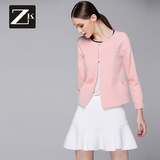 ZK旗舰店2016春装新款短外套春季新品外套女装短款修身显瘦小外套