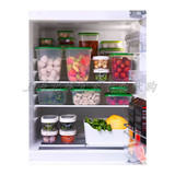 宜家正品 食品收纳盒 冰箱水果保鲜盒17件套装 塑料微波炉饭盒