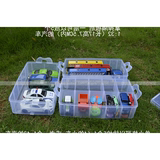 合金汽车模型儿童玩具收纳盒整理箱1:32大号车库多层手提停车场