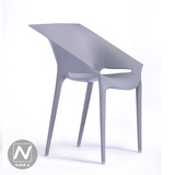包邮设计师塑料餐椅北欧意大利西餐厅餐椅休闲电脑椅公司洽谈椅子