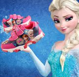 新款迪士尼Frozen 冰雪奇缘运动鞋女童鞋子魔术贴儿童休闲跑包邮