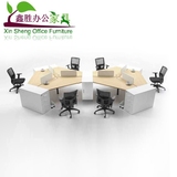 鑫胜家具三人六人位屏风组合办公桌现代简约职员位员工桌上海