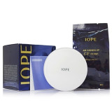 韩国iope亦博气垫BB霜粉底含替换装 美白遮瑕隔离强保湿防晒15g