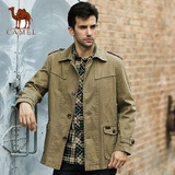 Camel/骆驼男装夹克潮流款冬季休闲棉质直筒男士外套