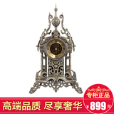 纯铜表纯铜机械座钟 仿古机械钟纯铜 欧式摆件钟 铜座钟 纯铜钟表