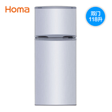 Homa/奥马 BCD-118A5冷冻冷藏冰箱双门家用节能