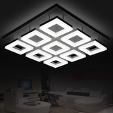 维港 温馨创意大气LED客厅灯简约后现代长方形吸顶灯亚克力卧室灯