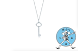 美国正品代购Tiffany key oval椭圆钥匙纯银项链 直邮包邮费关税