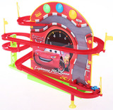 汽车总动员超级火车轨道磁铁铁轨轨道车电动玩具音乐灯光