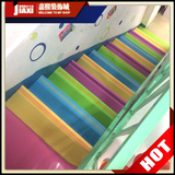 pvc楼梯地板 楼梯止滑板 幼儿园楼梯防滑垫 商务楼梯踏步塑胶地毯