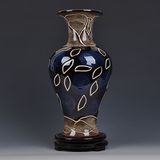 景德镇陶瓷器 仿古窑变釉花瓶 现代时尚客厅家居装饰品博古架摆件