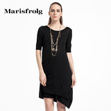 Marisfrolg玛丝菲尔 混纺时尚不规则针织衫 专柜正品夏季新女装