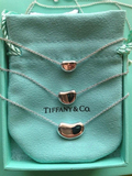 香港正品代购Tiffany Bean蒂芙尼蚕豆纯银女士项链豌豆锁骨链礼物