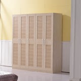 现代简易实木衣柜平开门木质衣柜宜家组合组装板式大衣橱卧室家具