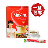 韩国进口咖啡原味麦馨/Maxim咖啡 麦馨红有机速溶三合一咖啡1180g