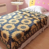 特价 蓝葵 加厚纯棉线毯盖毯沙发巾 沙发毯 床单 床毯 桌布 地毯