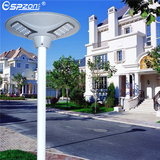 Espzone太阳能灯高杆超亮LED圆盘灯户外灯小区广场灯庭院景观路灯