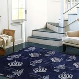美式北欧外贸花型家居地毯地垫客厅毯 游戏垫瑜伽垫可水洗可折叠
