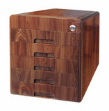 汇星高档木质文件柜带锁带抽屉五层文件柜办公收纳资料文件柜