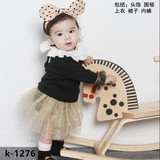 新款影楼拍照服装韩版儿童摄影服饰 周岁女宝宝照相写真衣服裙子