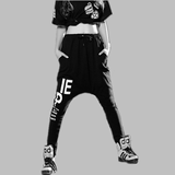2016春季新款韩版嘻哈街舞修身女式拉档大码显瘦小脚弹力女裤包邮