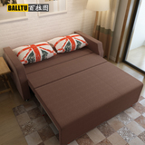 多功能布艺可折叠沙发床可储物 1.5米1.8单双人小户型可拆洗沙发