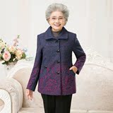 60岁70中老年女装春款翻领外套奶奶装短款夹克80老太太春秋装上衣