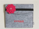 毛毡笔记本电脑包包时尚花朵包ipa保护套简约文件包可定制