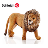 思乐 Schleich 野生动物模型 S14726 咆哮的雄狮 狮子模型