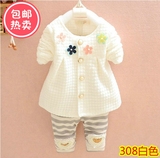 两岁女童宝宝春秋季女装1-2岁小孩衣服到3岁可爱套装0一周半儿童