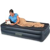 美国intex66721豪华内置枕头双层充气床垫 单人加大气垫床 标配+