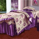 缤馨家纺 美容院专用床罩四件套高档按摩 可订做熏蒸床罩奢华包邮