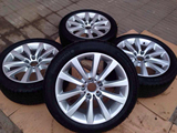 宝马530 18寸原厂轮胎轮毂 保证正品 支持520 525 530升级改装