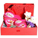 德芙巧克力心形礼盒装情人节礼物女生送女友生日创意礼物29省包邮