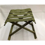 特价军绿马扎不锈钢钢管马扎凳 便携式折叠军工马扎小凳子铁马扎