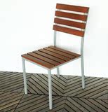 户外桌椅休闲铁木桌椅五件套 桌椅套件 阳台户外休闲桌椅