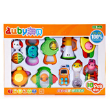 澳贝/Auby 十只装摇铃 盒装婴儿玩具 0-3个月 男孩 女孩新生儿
