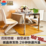 茂阳 韩国进口碳晶地暖 移动电暖垫 桌垫脚垫 电热地暖垫160*100