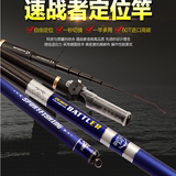 轻超硬定位手竿28调6.3-7.2米钓鱼竿进口高碳60T短节鱼竿溪流竿超