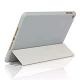 潮壳站 灰色苹果iPad air2保护套迷你mini4简单ipad432休眠外壳