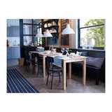 重庆心安宜家家居IKEA代购诺顿桌子桦木简约实木餐桌4人餐桌
