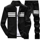 男士运动套装2016春秋新款韩版修身青少年长袖外套男休闲卫衣男
