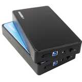 硕力泰HD625 3.5寸SATA移动硬盘盒串口外置盒USB3.0 支持6T 免螺?