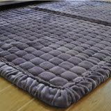 新品韩式纯色高档加厚法兰绒毛绒地垫地毯防滑垫客厅卧室茶几地毯