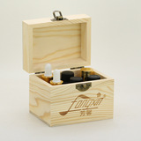 10ML精油木质包装盒 松木精油盒 优质厂家货源免费印logo
