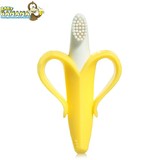 美国baby banana香蕉宝宝牙胶牙刷乳牙棒 婴儿磨牙棒咬咬胶玩具