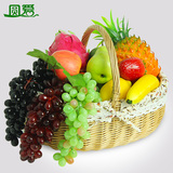 仿真水果套餐塑料花提子西瓜假水果模型道具客厅摆设蔬菜装饰品