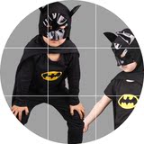 六一节儿童男卡通动漫表演出服装钢铁侠超人蝙蝠侠套装蜘蛛侠衣服